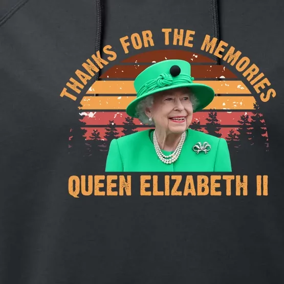 Thanks For The Memories Queen Elizabeth II Performance Fleece Hoodie