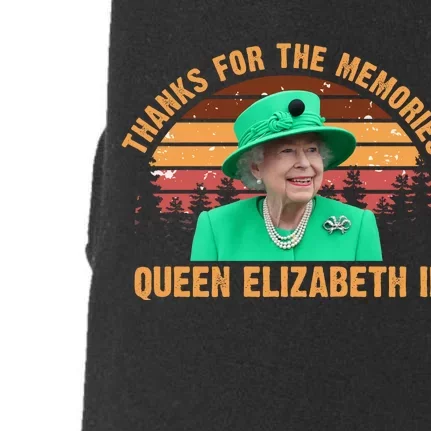 Thanks For The Memories Queen Elizabeth II Doggie 3-End Fleece Hoodie