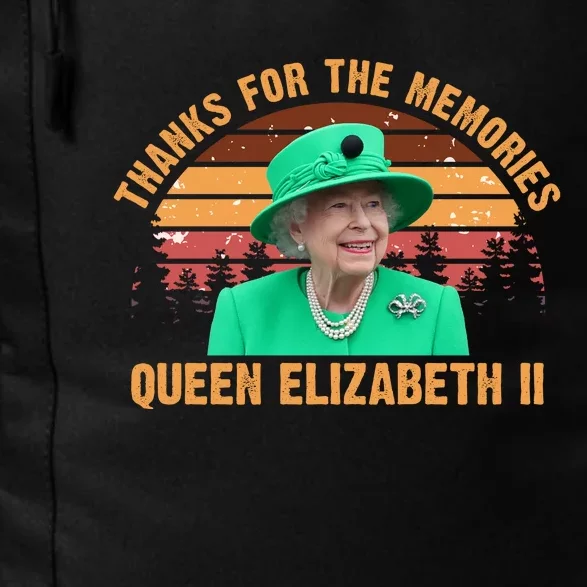 Thanks For The Memories Queen Elizabeth II Daily Commute Backpack