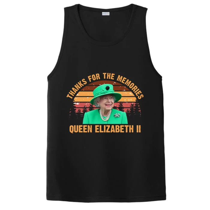 Thanks For The Memories Queen Elizabeth II Performance Tank