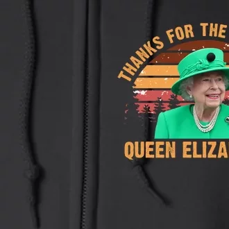 Thanks For The Memories Queen Elizabeth II Full Zip Hoodie