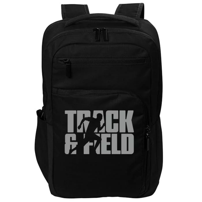 Track Field Themed Design Graphic Track Field Impact Tech Backpack