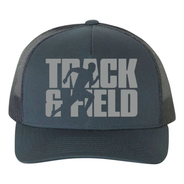 Track Field Themed Design Graphic Track Field Yupoong Adult 5-Panel Trucker Hat