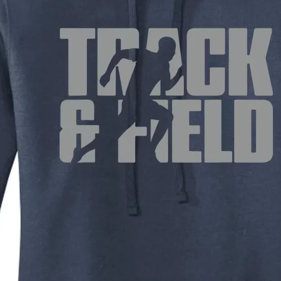 Track Field Themed Design Graphic Track Field Women's Pullover Hoodie