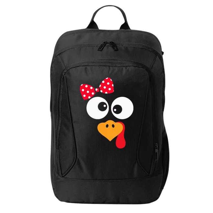 Thanksgiving Funny Turkey Face Costume City Backpack