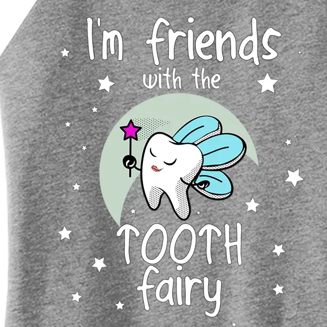 Tooth Fairy Teeth Dentist Dental Hygienist Assistant Gift Women’s Perfect Tri Rocker Tank