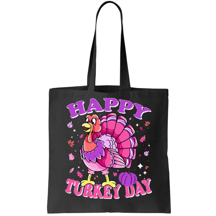 Thanksgiving Female Turkey Happy Turkey Day Tote Bag