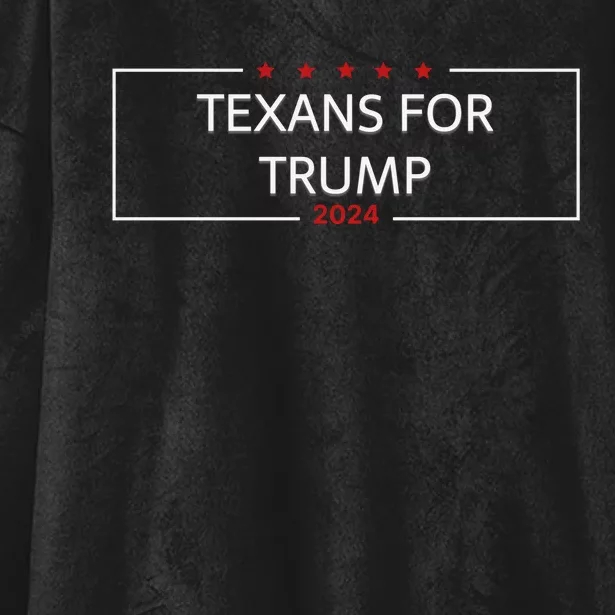 Texans For Trump DonT Mess With Texas Hooded Wearable Blanket