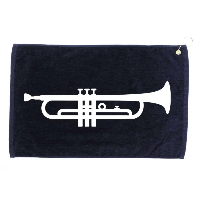 Trumpet Funny Grommeted Golf Towel