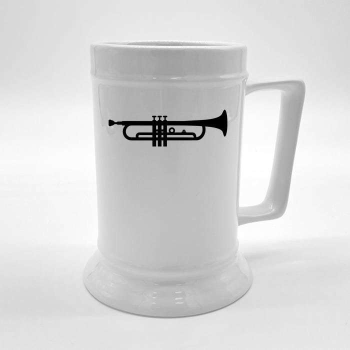 Trumpet Funny Front & Back Beer Stein