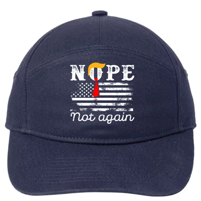 Trump Flag Usa Meaningful Gift 7-Panel Snapback Hat