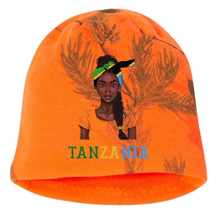 Tanzanian Flag Uniform Souvenirs Products Woman Tanzania Kati - Camo Knit Beanie