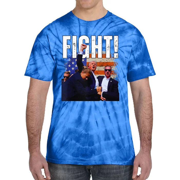 Trump Fist Usa 2024 Tie-Dye T-Shirt