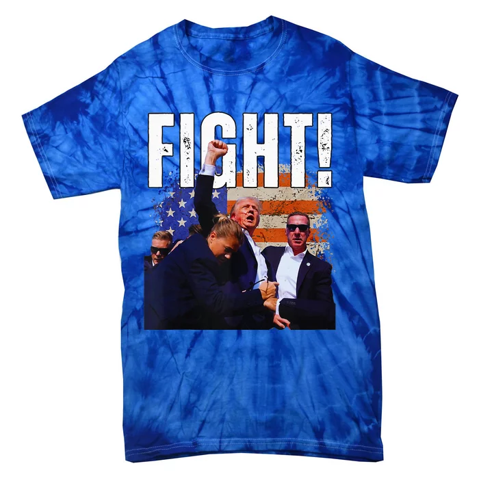 Trump Fist Usa 2024 Tie-Dye T-Shirt