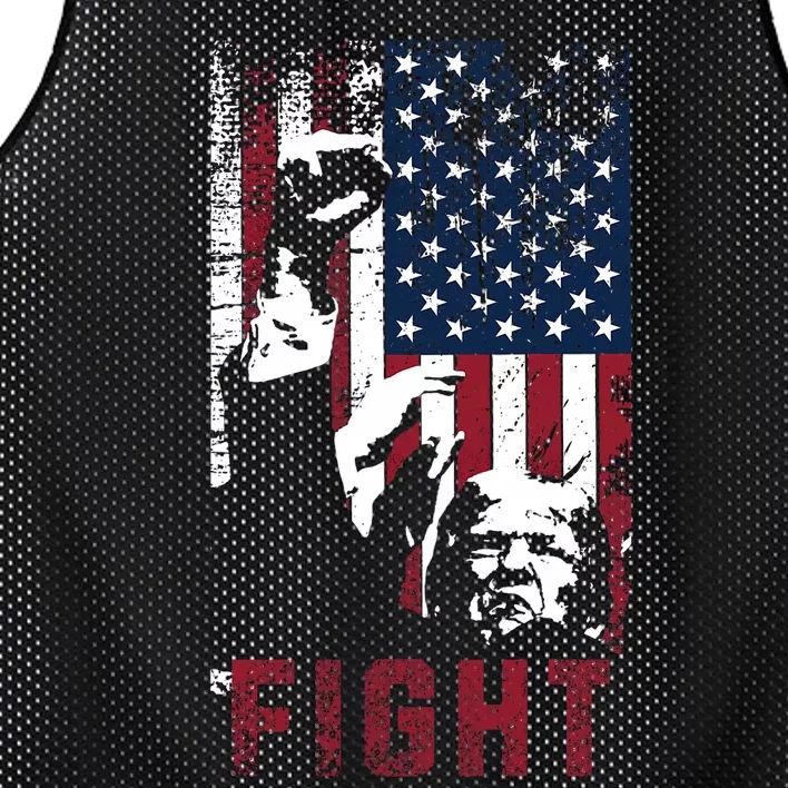 Trump Fight Usa Mesh Reversible Basketball Jersey Tank