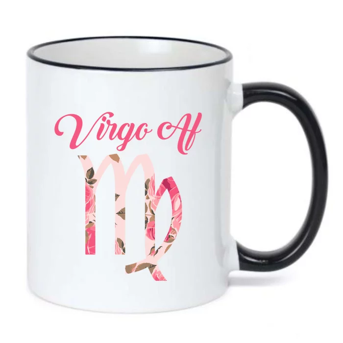 Th Floral Virgo Af Costume Virgo Zodiac Birthday Gift Gift Black Color Changing Mug