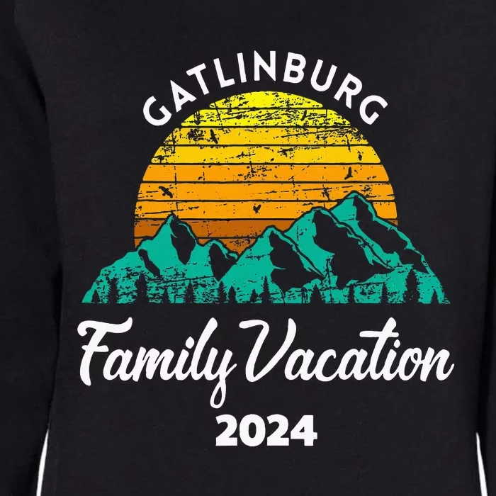 Tennessee Family Vacation Road Trip 2024 Mountain Gatlinburg Womens California Wash Sweatshirt