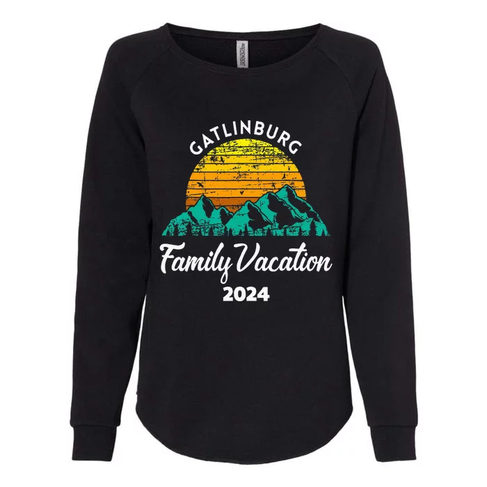 Tennessee Family Vacation Road Trip 2024 Mountain Gatlinburg Womens California Wash Sweatshirt