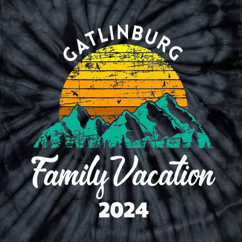 Tennessee Family Vacation Road Trip 2024 Mountain Gatlinburg Tie-Dye T-Shirt