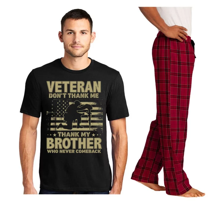 Thank For Veterans Veteran's Day Memorial Day 4th Of July Cute Gift Pajama Set