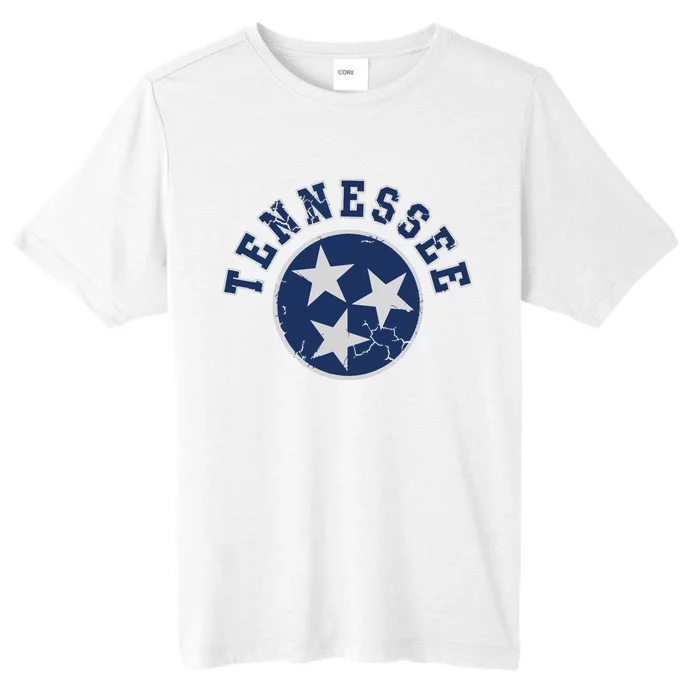 Tennessee Flag Vintage Fade ChromaSoft Performance T-Shirt