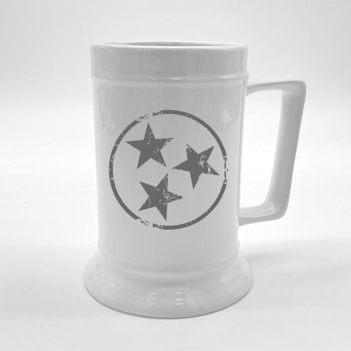 Tennessee Flag Vintage Grunge Distressed Graphic Front & Back Beer Stein