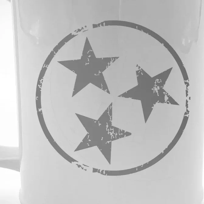 Tennessee Flag Vintage Grunge Distressed Graphic Front & Back Beer Stein