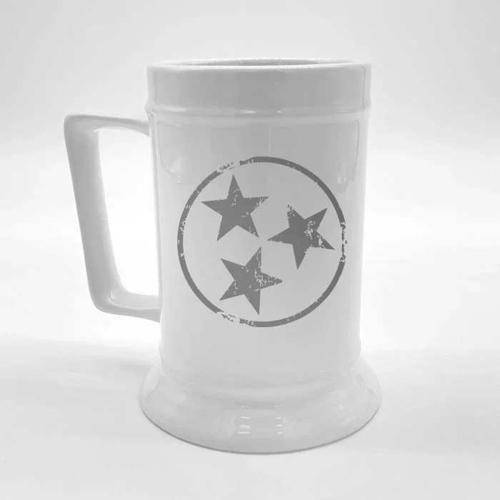 Tennessee Flag Vintage Grunge Distressed Graphic Front & Back Beer Stein