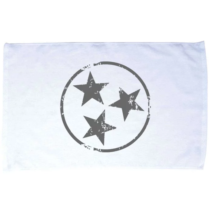 Tennessee Flag Vintage Grunge Distressed Graphic Microfiber Hand Towel