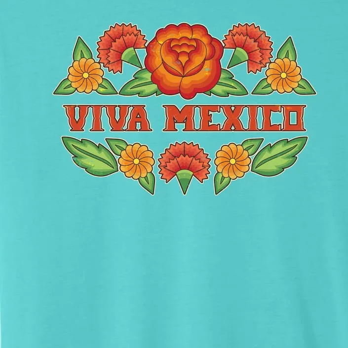 Traditional Floral Viva Mexico ChromaSoft Performance T-Shirt