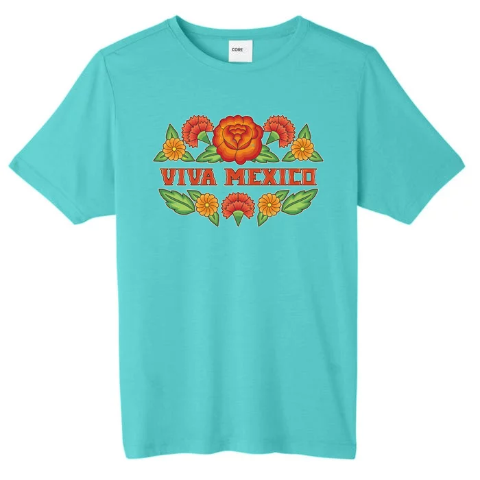 Traditional Floral Viva Mexico ChromaSoft Performance T-Shirt