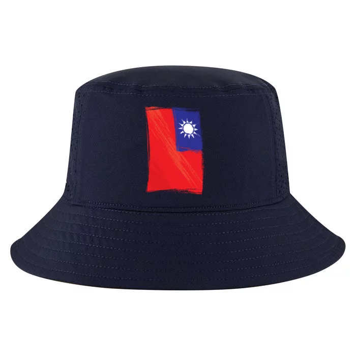 Taiwan Flag Vertical Flag Country Taiwanese Flag Gift Cool Comfort Performance Bucket Hat