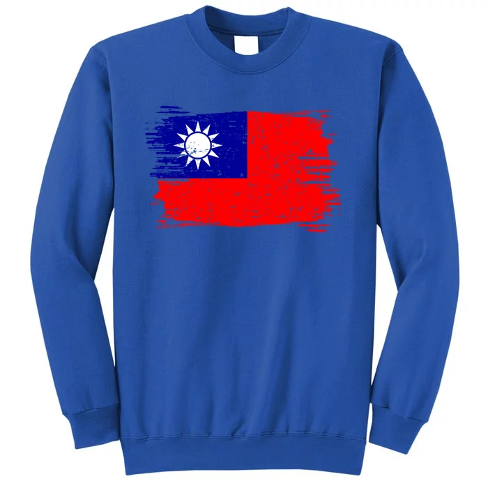 Taiwan Flag Vintage Distressed Taiwanese Gift Sweatshirt