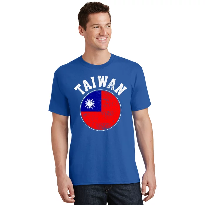 Taiwan Flag Vintage Gift T-Shirt