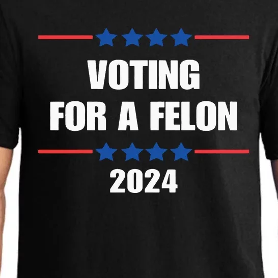 Trump Felon Voting For A Felon Trump 2024 Pajama Set