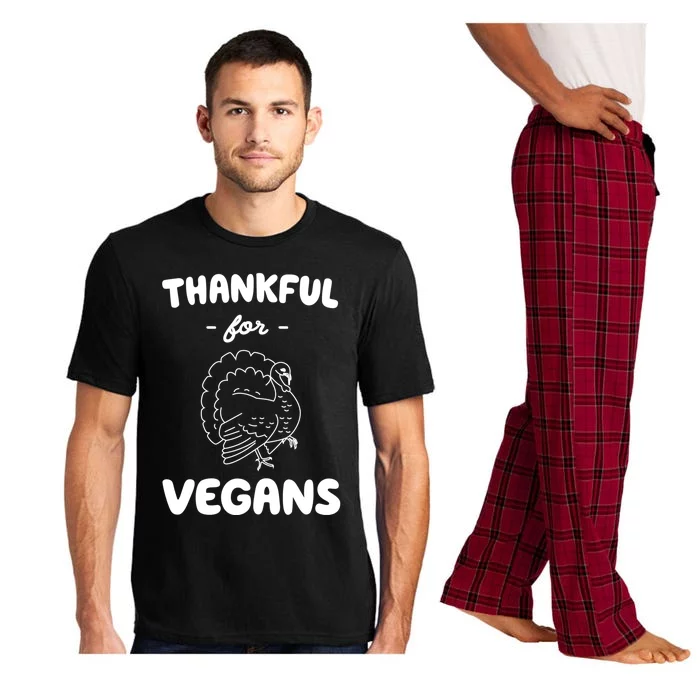 Thankful For Vegans On Thanskgiving Gift Pajama Set