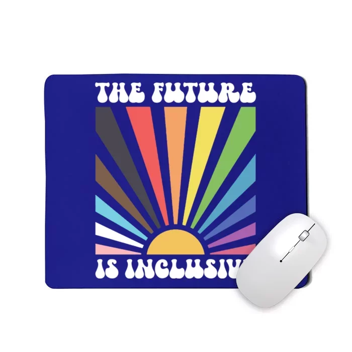 The Future Vintage Is Inclusive Ally Lgbtq+ Pride Retro Gift Mousepad