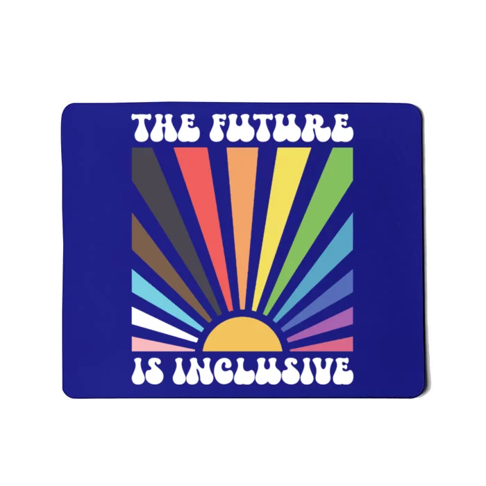 The Future Vintage Is Inclusive Ally Lgbtq+ Pride Retro Gift Mousepad