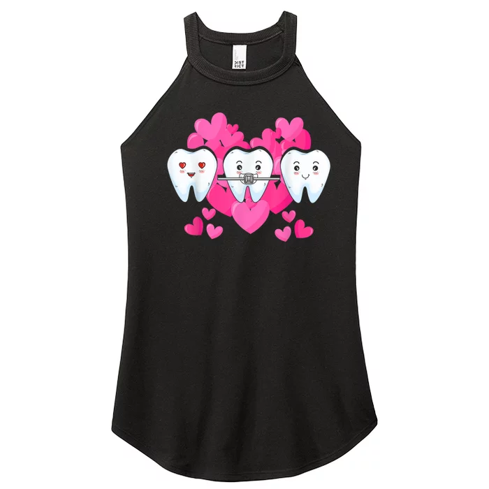 Tooth Fairy Valentine's Day Dentist Dear Dental Assistant Women’s Perfect Tri Rocker Tank