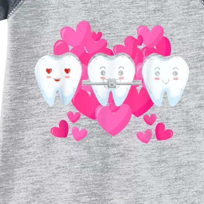 Tooth Fairy Valentine's Day Dentist Dear Dental Assistant Infant Baby Jersey Bodysuit