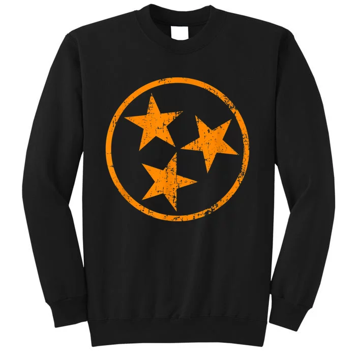 Tennessee Flag Vintage Grunge Distressed Graphic Sweatshirt