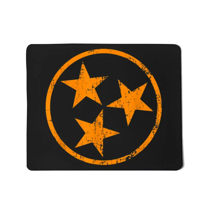 Tennessee Flag Vintage Grunge Distressed Graphic Mousepad