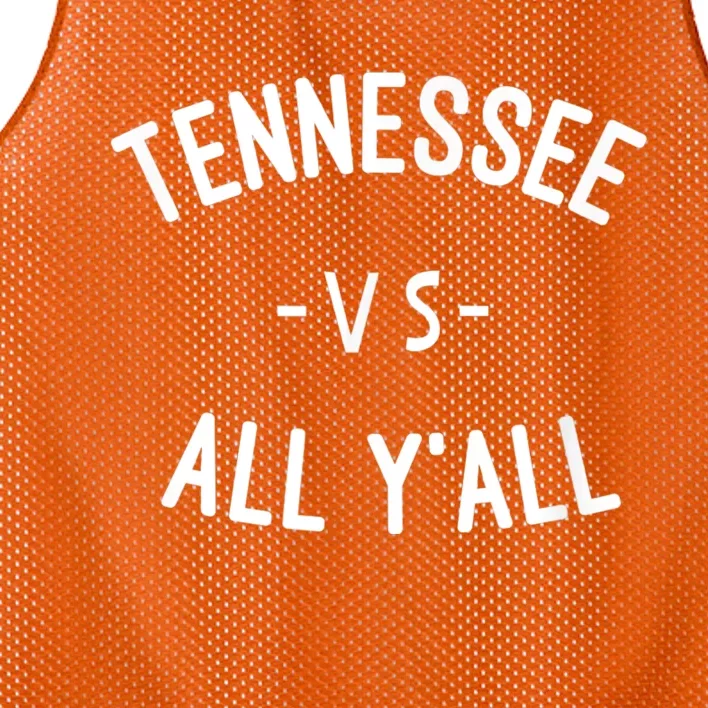 Tennessee Football VS All Yall Knoxville Mesh Reversible Basketball Jersey Tank