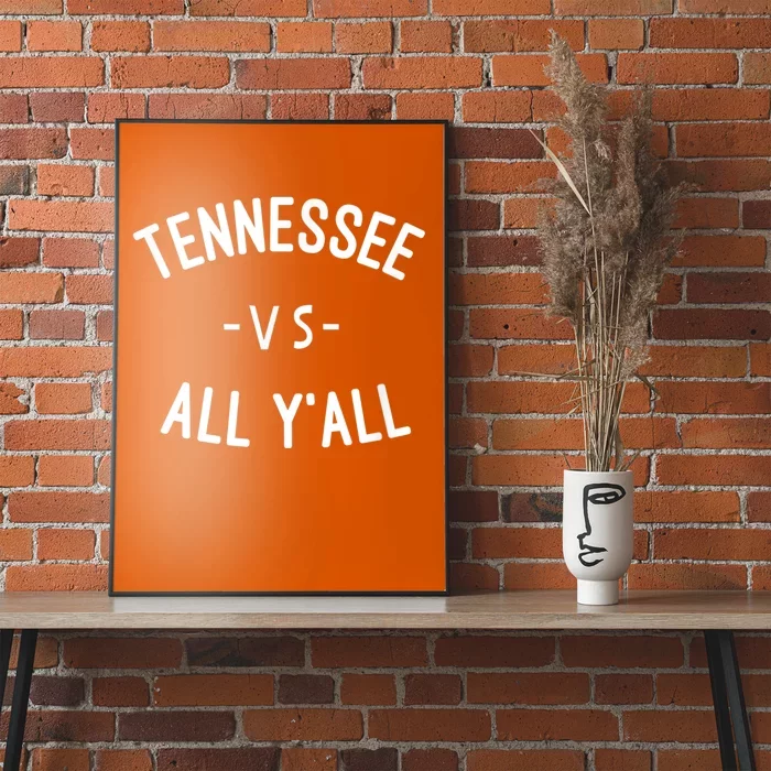 Tennessee Football VS All Yall Knoxville Poster