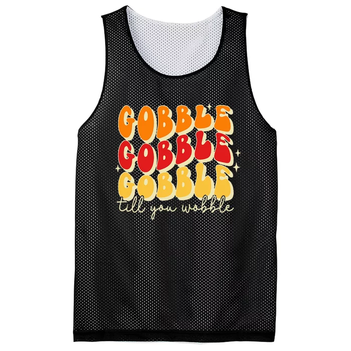 Thanksgiving Feast Vintage Turkey Mesh Reversible Basketball Jersey Tank