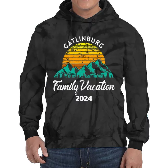 Tennessee Family Vacation Road Trip 2024 Mountain Gatlinburg Tie Dye Hoodie