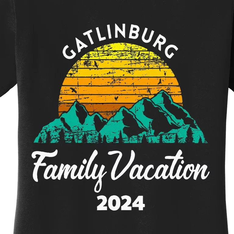 Tennessee Family Vacation Road Trip 2024 Mountain Gatlinburg Women's T-Shirt