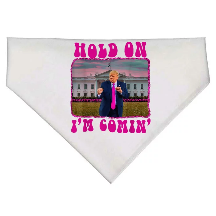 Trump Funny Voter President Election 2024 Biden Republican USA-Made Doggie Bandana