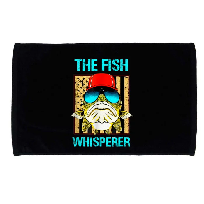 The F.I.S.H Whisperer Funny Fish Microfiber Hand Towel