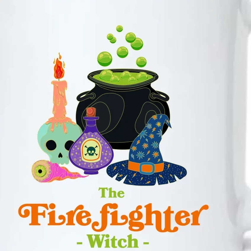 The Firefighter Witch Fire Halloween Fire Marshal Scary Gift Black Color Changing Mug